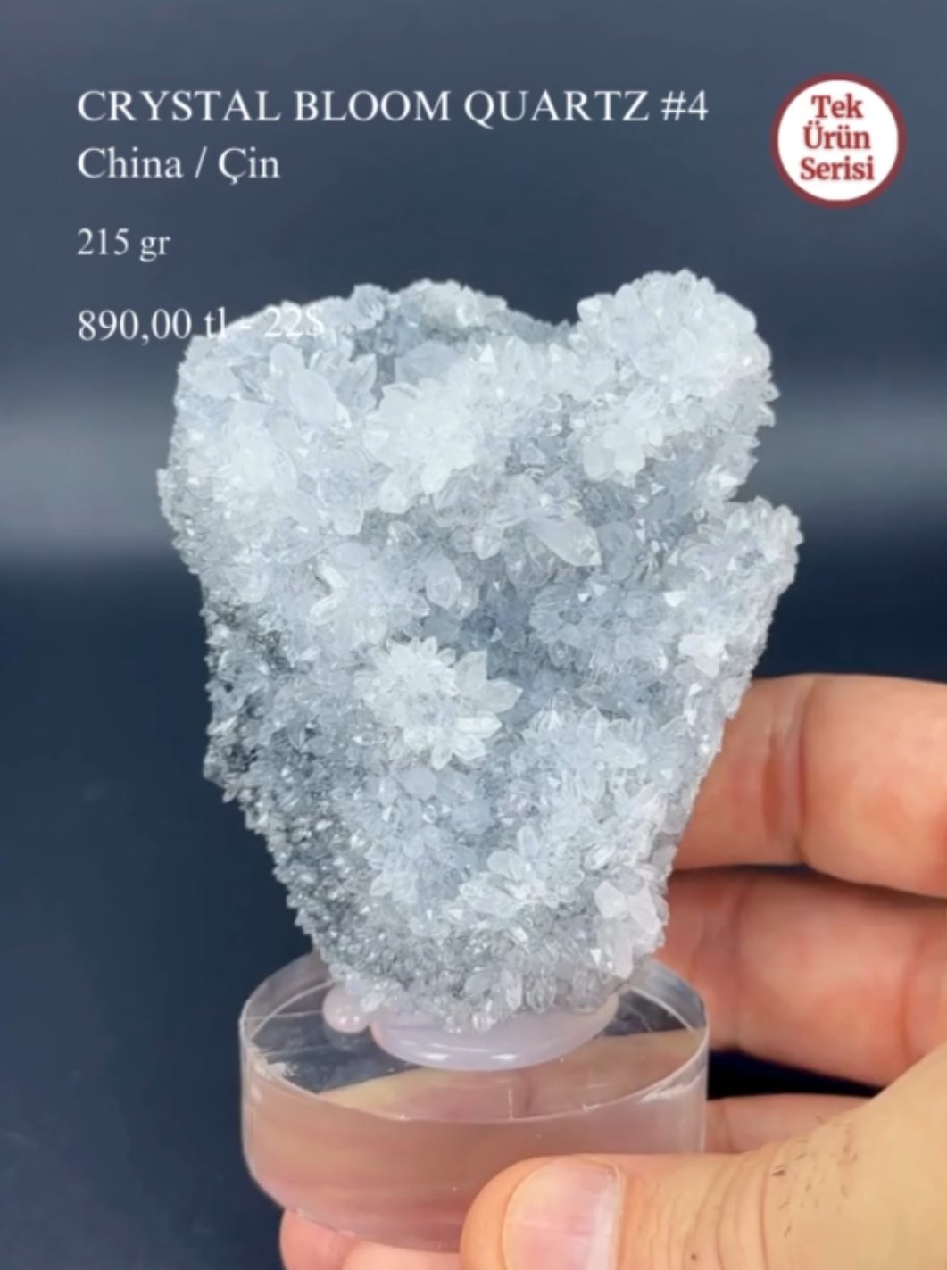 CRYSTAL BLOOM KUVARS 215 GR.