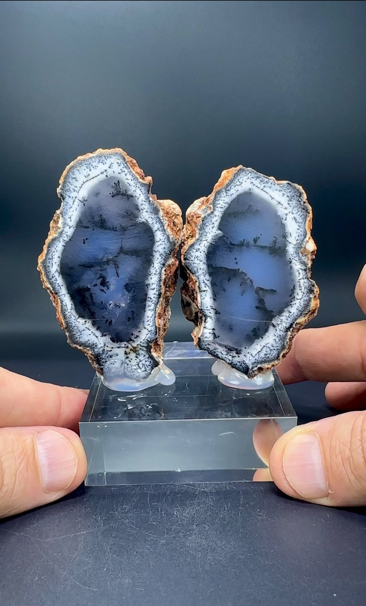 DENDRİTİK BEYAZ OPAL 218 GR.