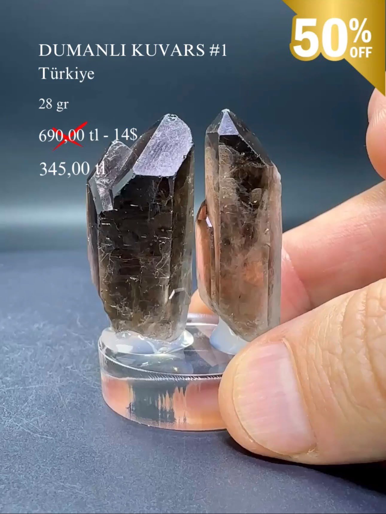 DUMANLI KUVARS 28 GR.