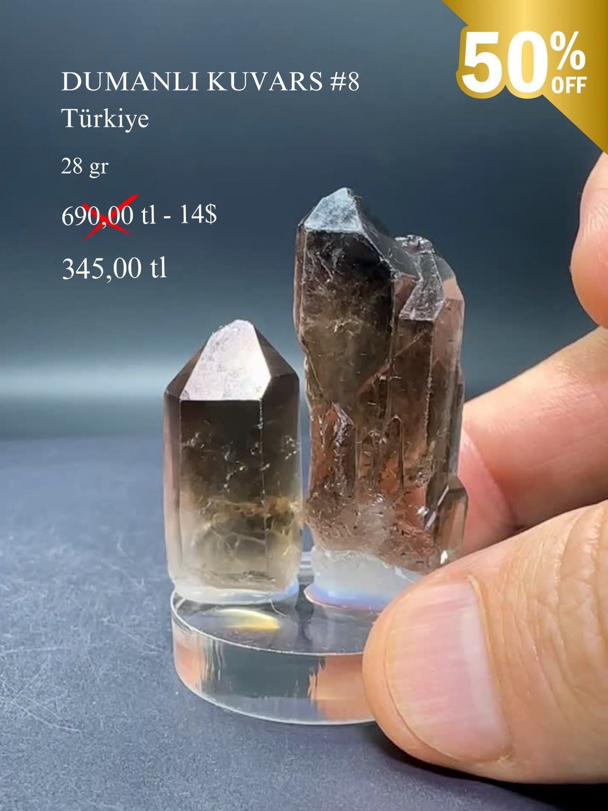 DUMANLI KUVARS 28 GR.