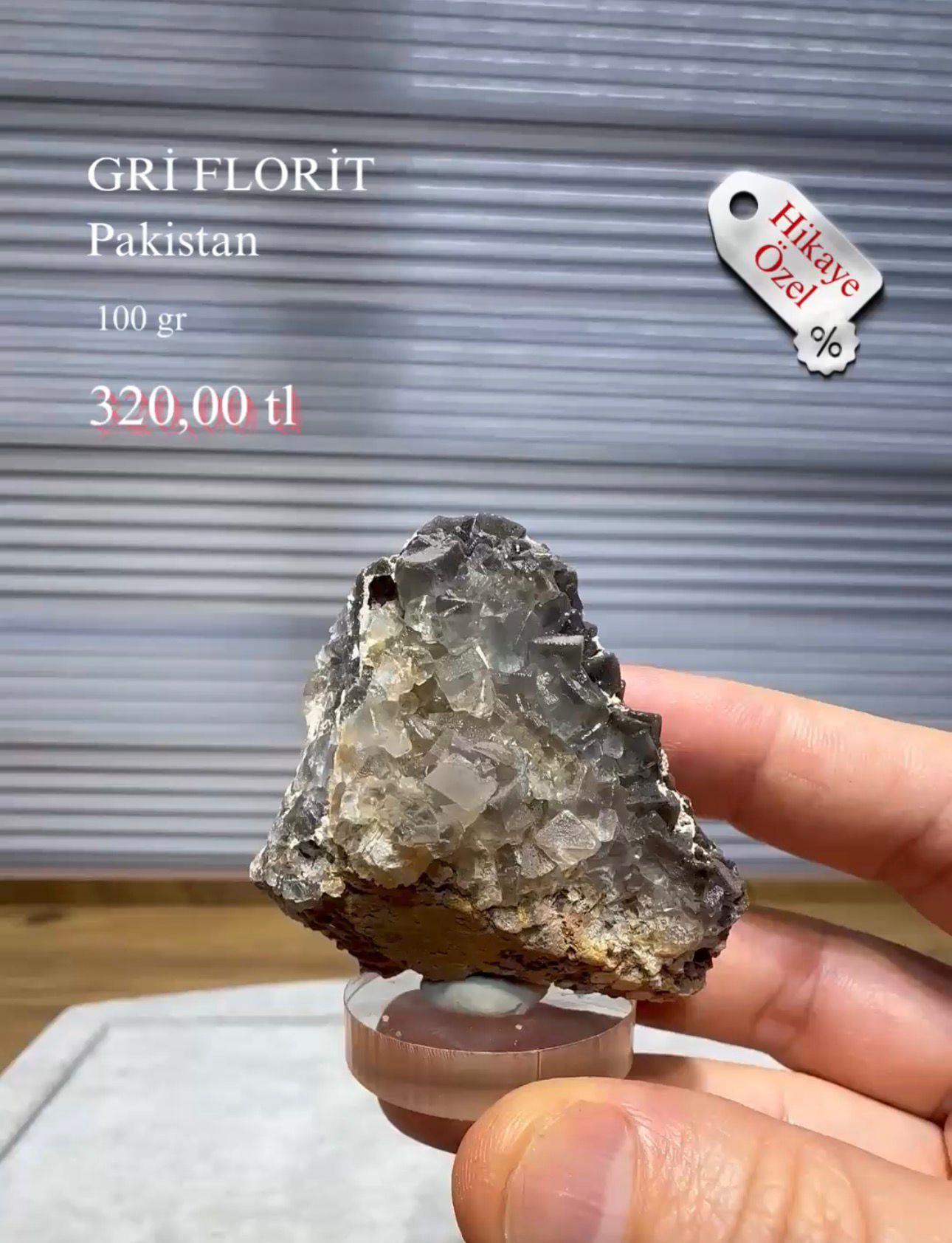 GRİ FLORİT 100 GR.