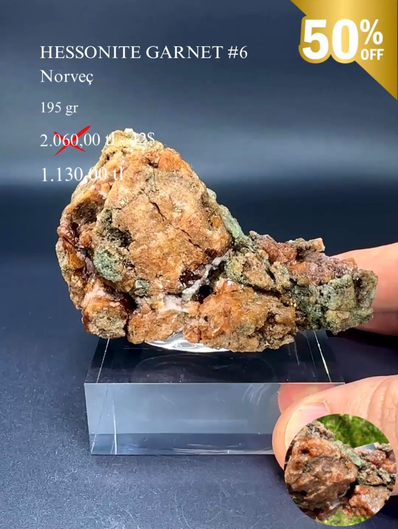 HESSONİT GARNET 195 GR.