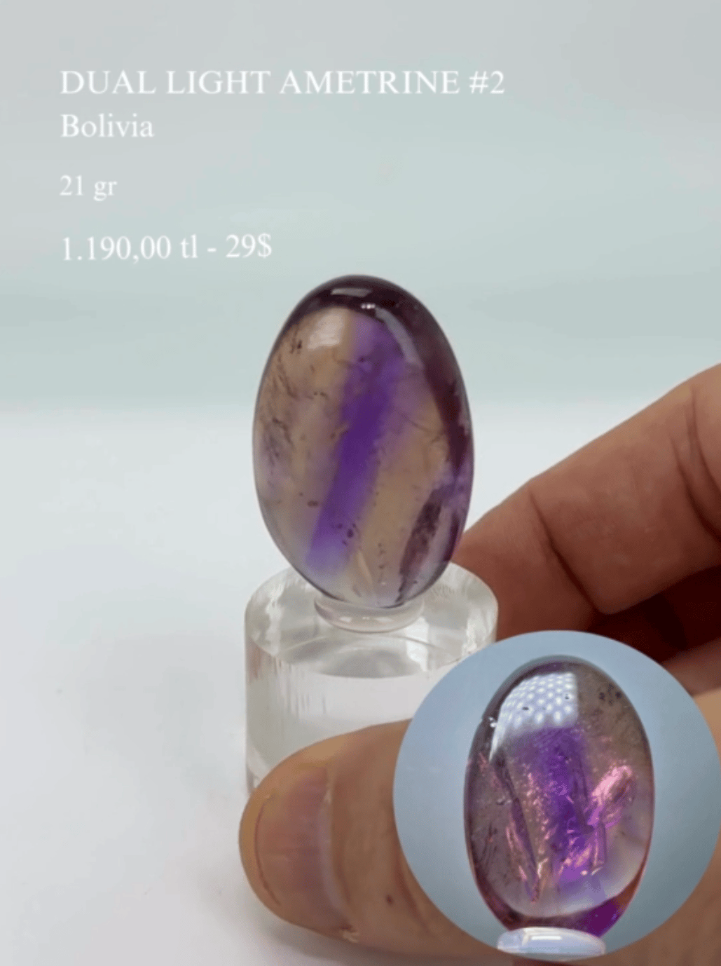 İKİLİ IŞIK AMETRİN 21 GR.