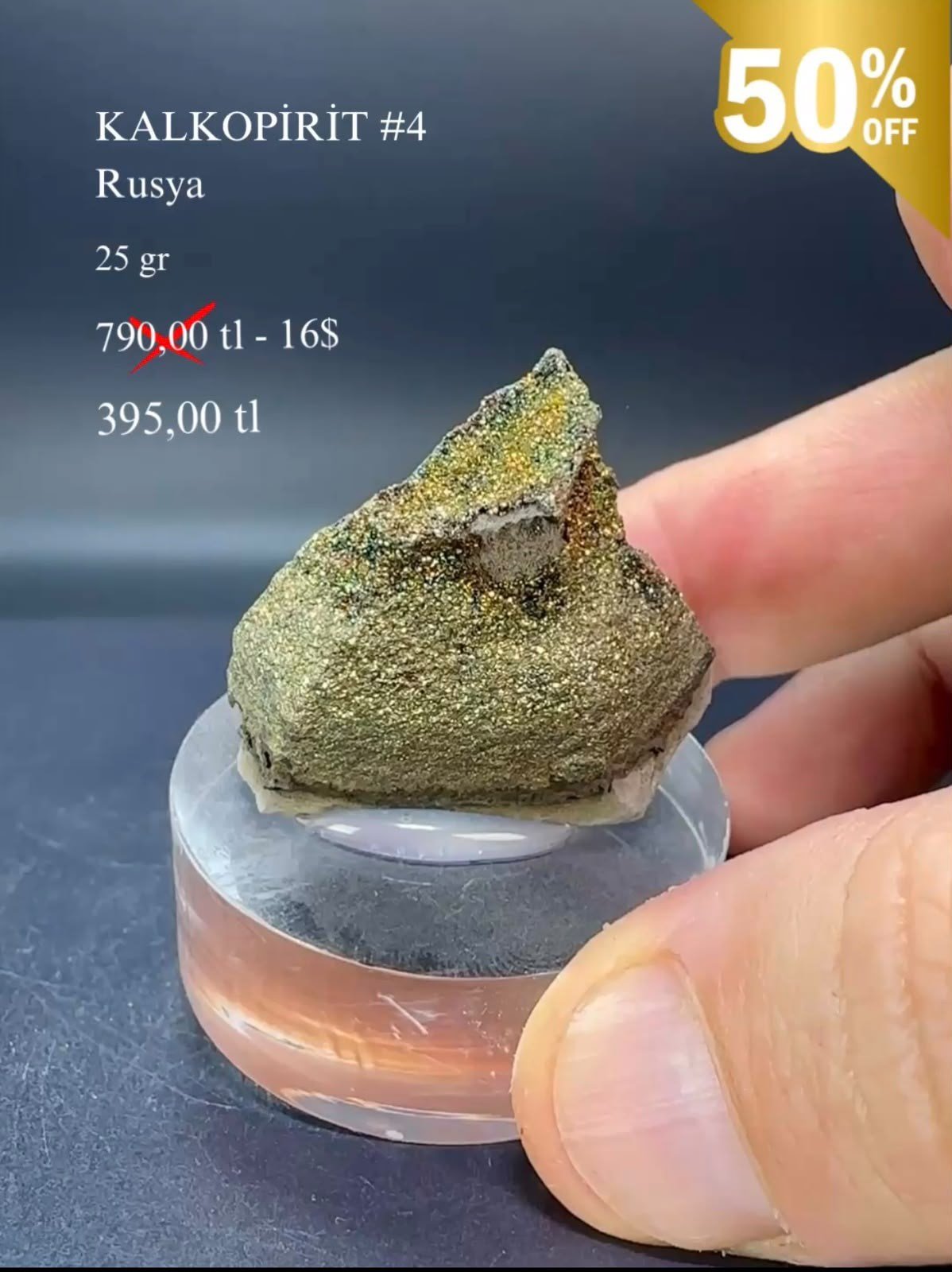 KALKOPİRİT 25 GR.