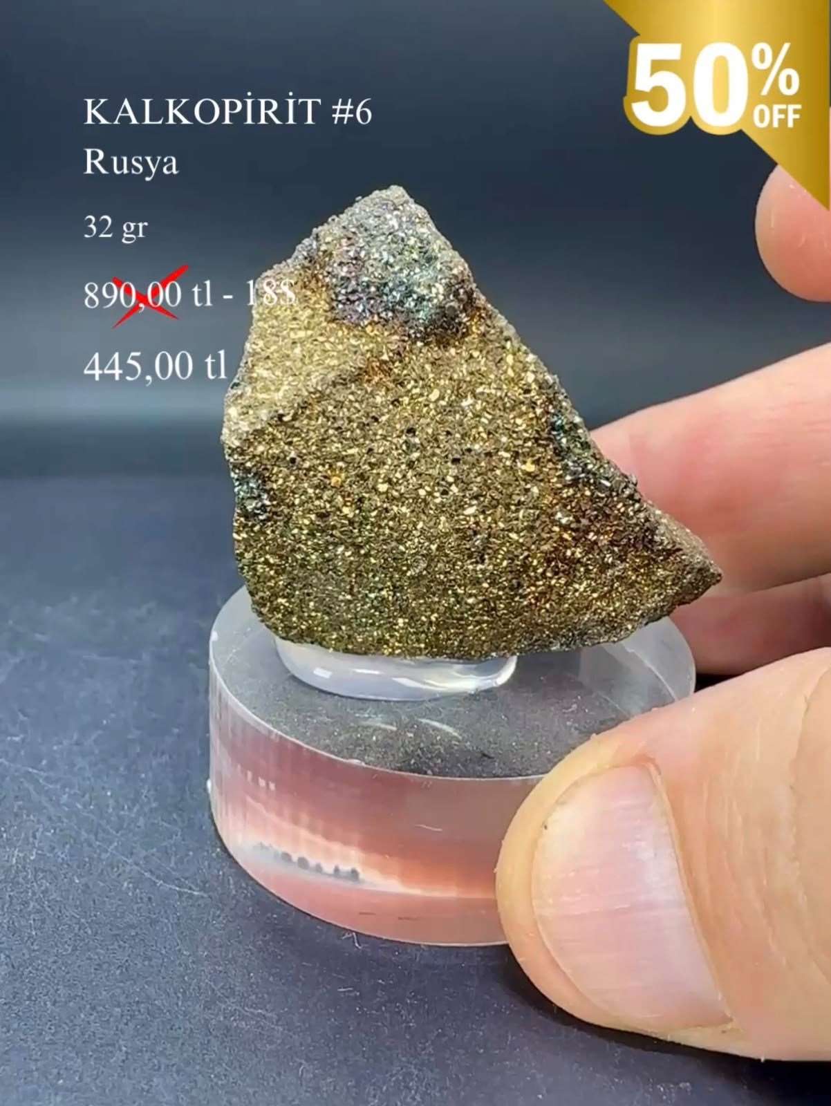 KALKOPİRİT 32 GR.