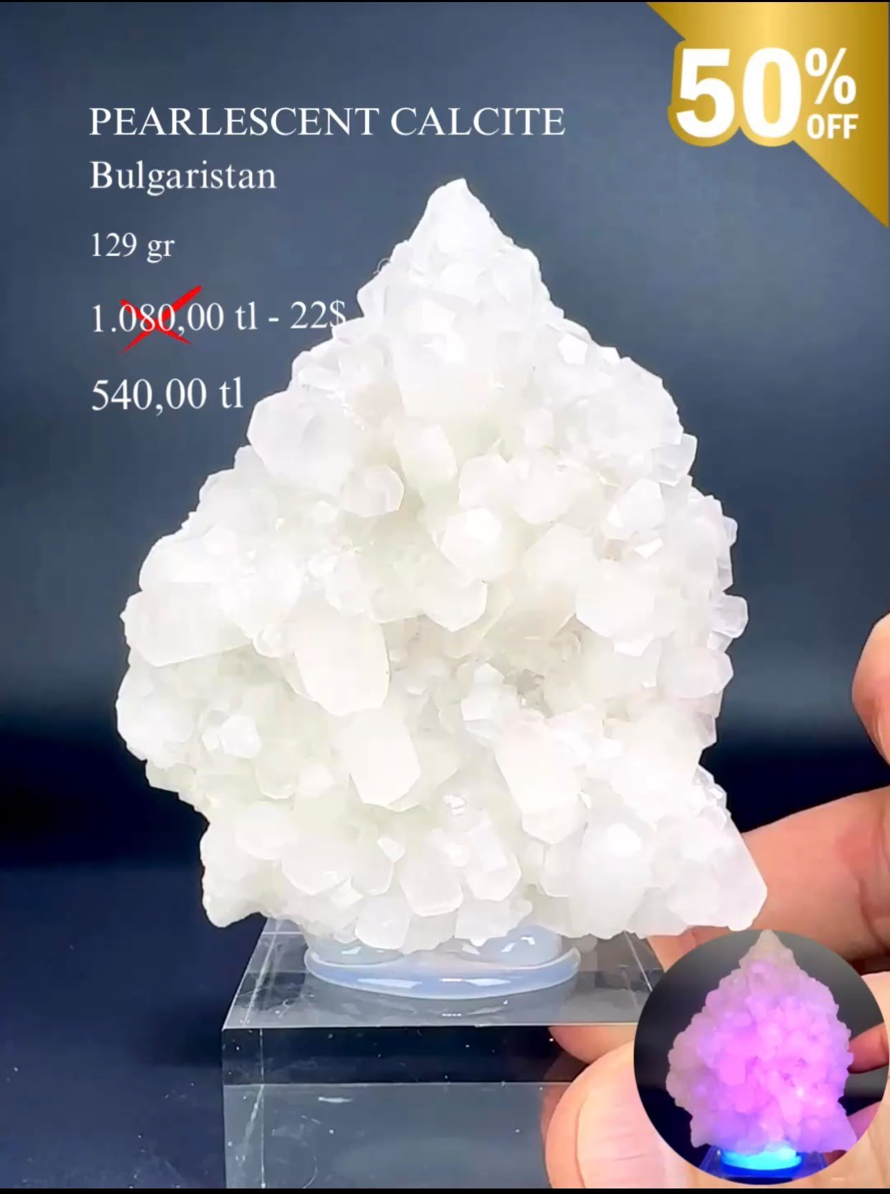 KATMANLI KALSİT 129 GR.