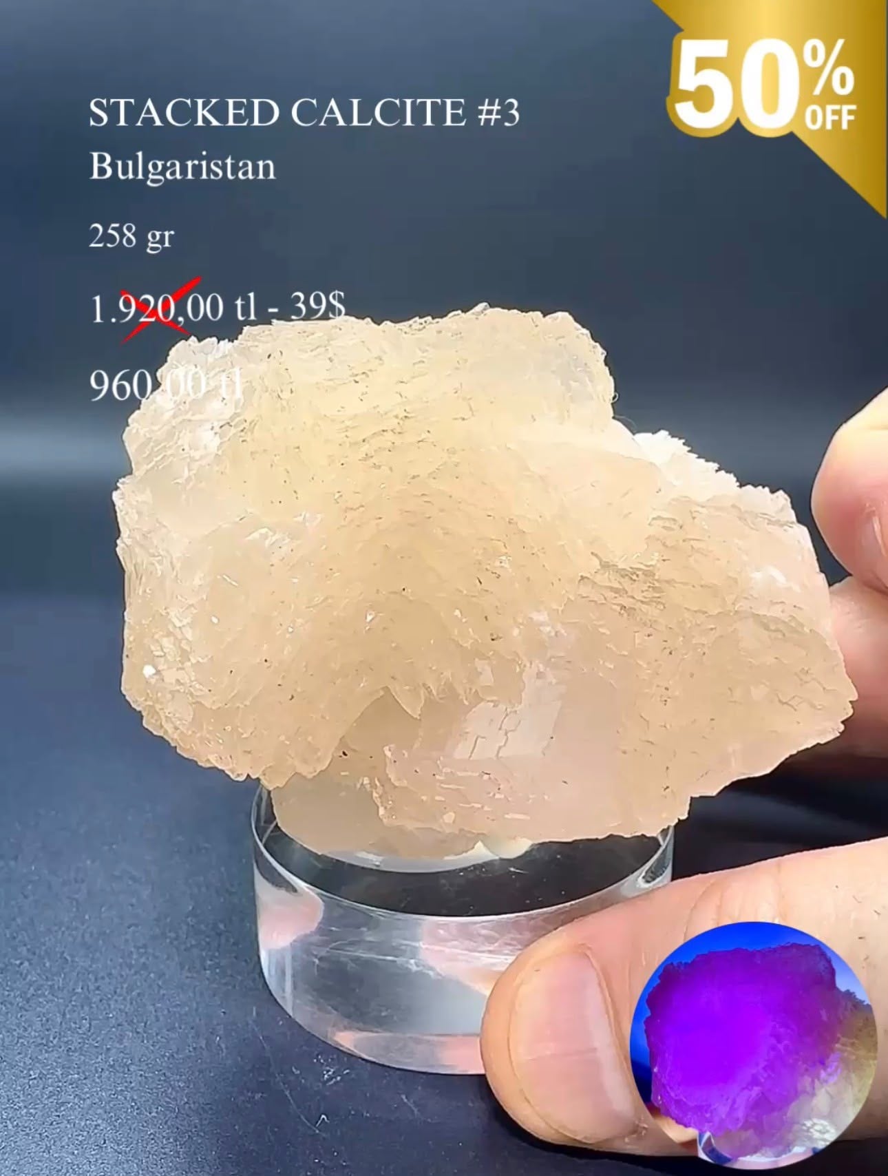 KATMANLI KALSİT 258 GR.