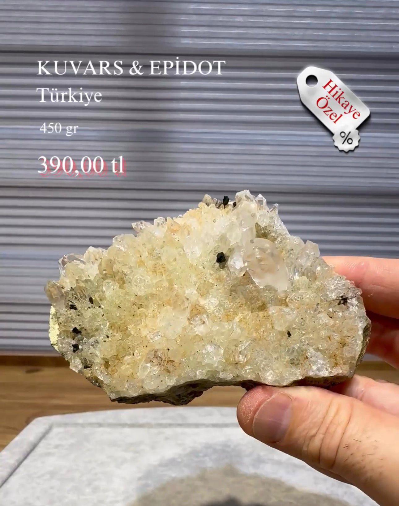 KUVARS & EPİDOT 450 GR.