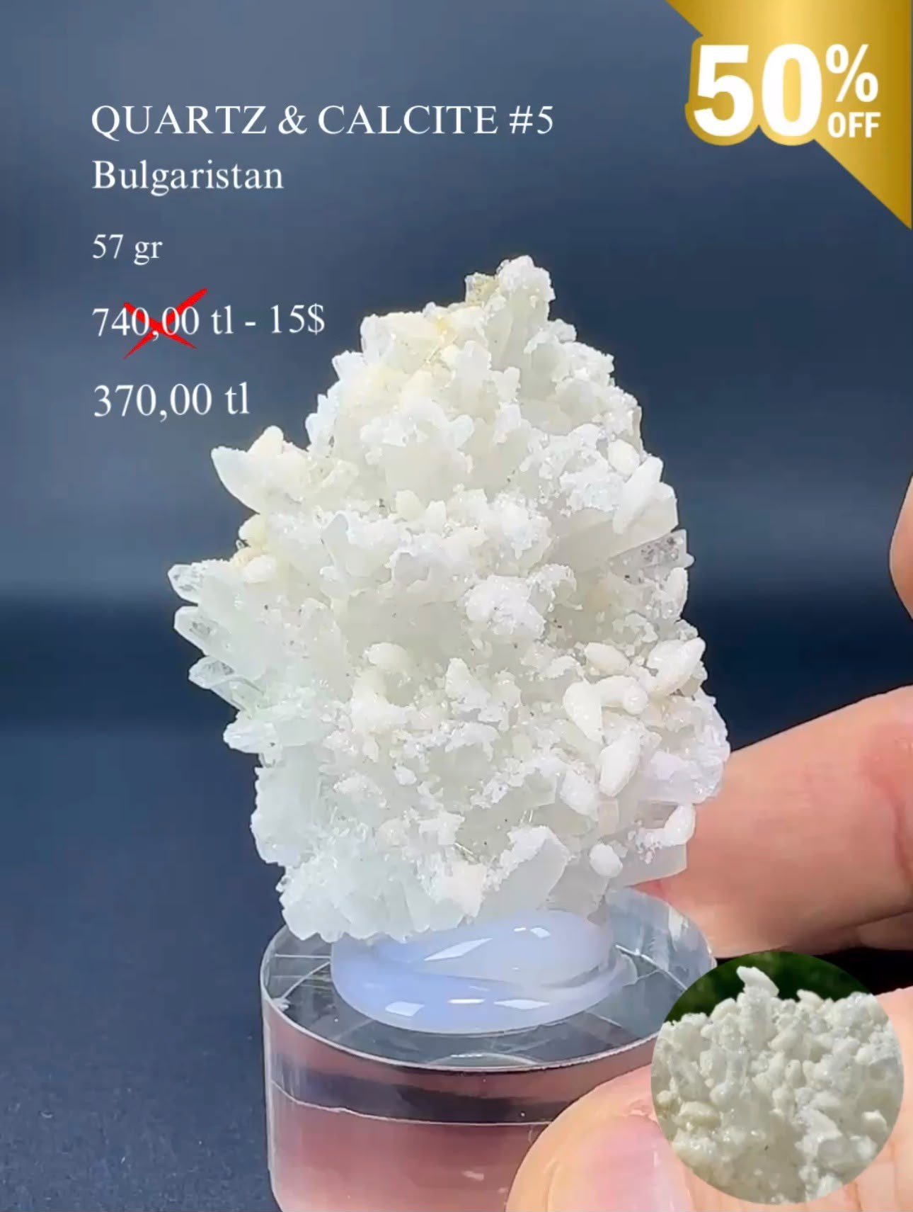 KUVARS & KALSİT 57 GR.