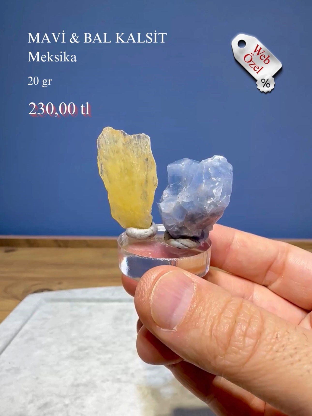 MAVİ & BAL KALSİT 20 GR.