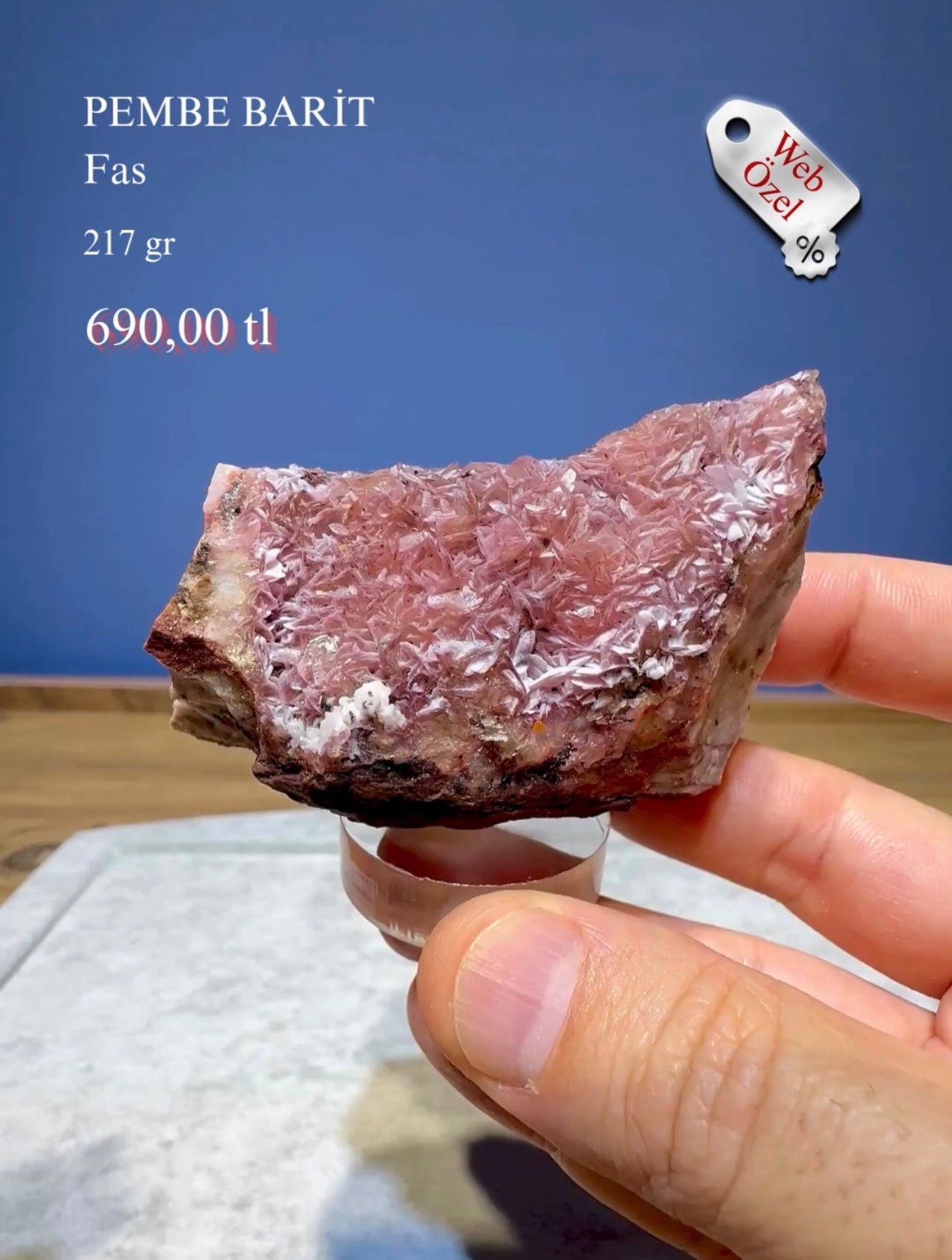 PEMBE BARİT 217 GR.