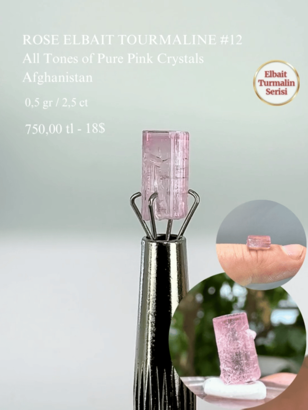 ROSE TURMALİN 0,5 GR.