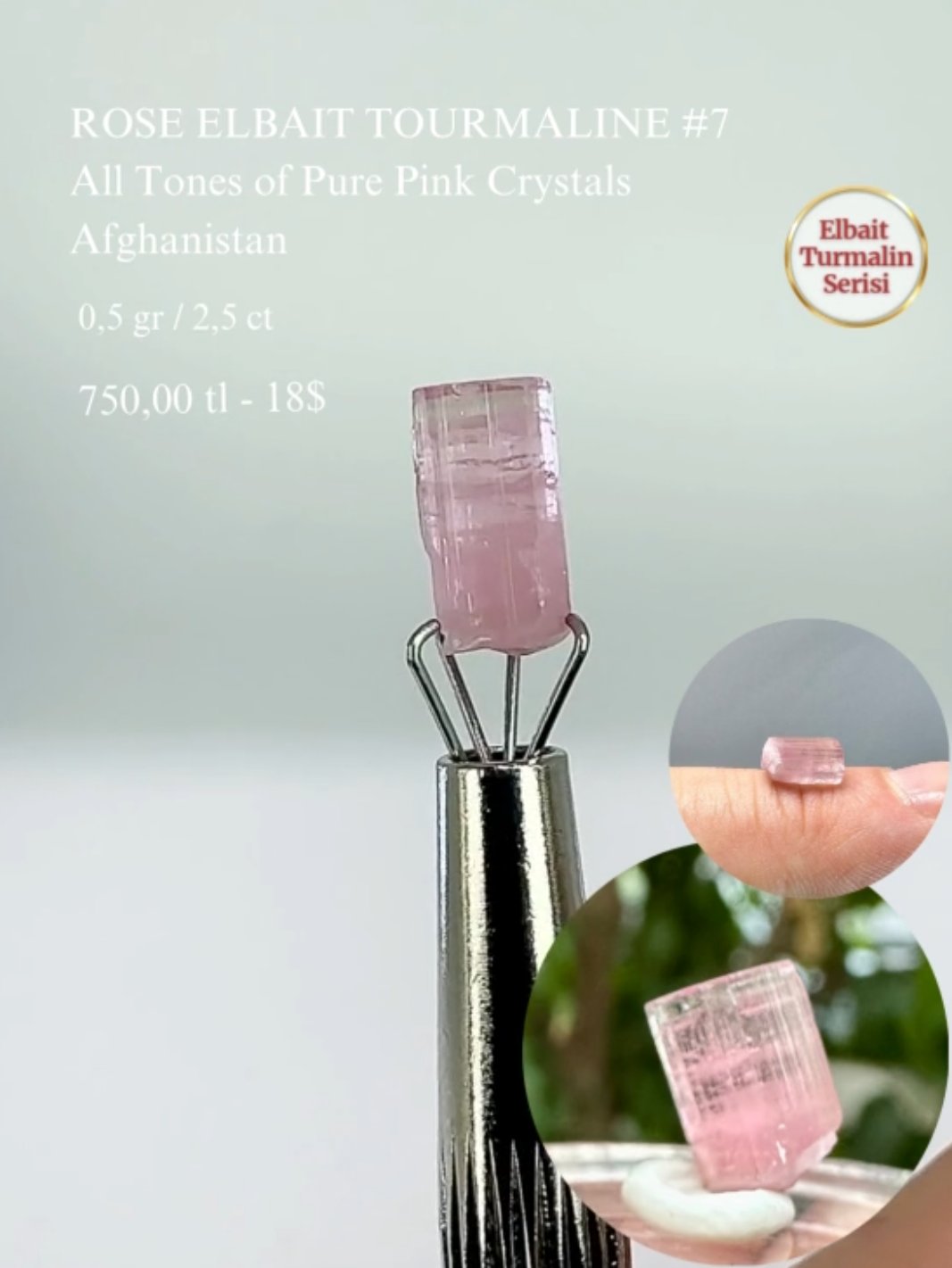 ROSE TURMALİN 0,5 GR.