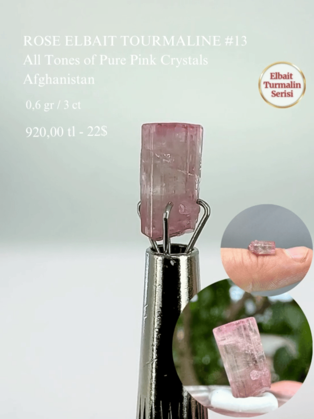 ROSE TURMALİN 0,6 GR.