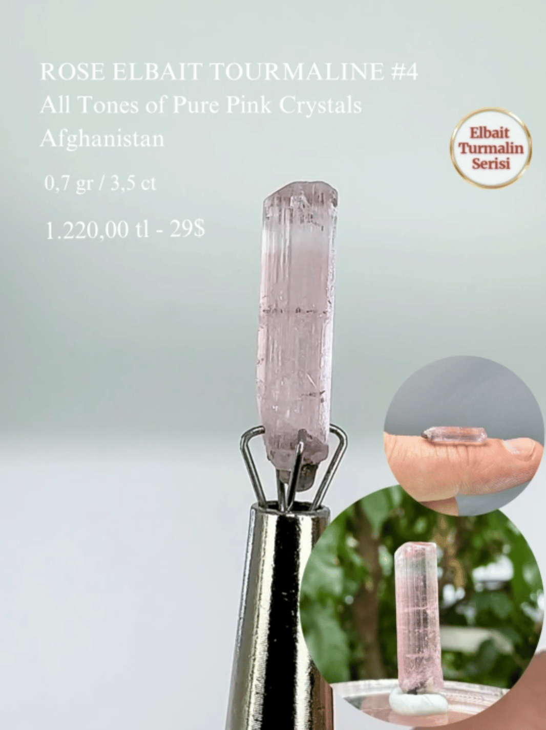 ROSE TURMALİN 0,7 GR.