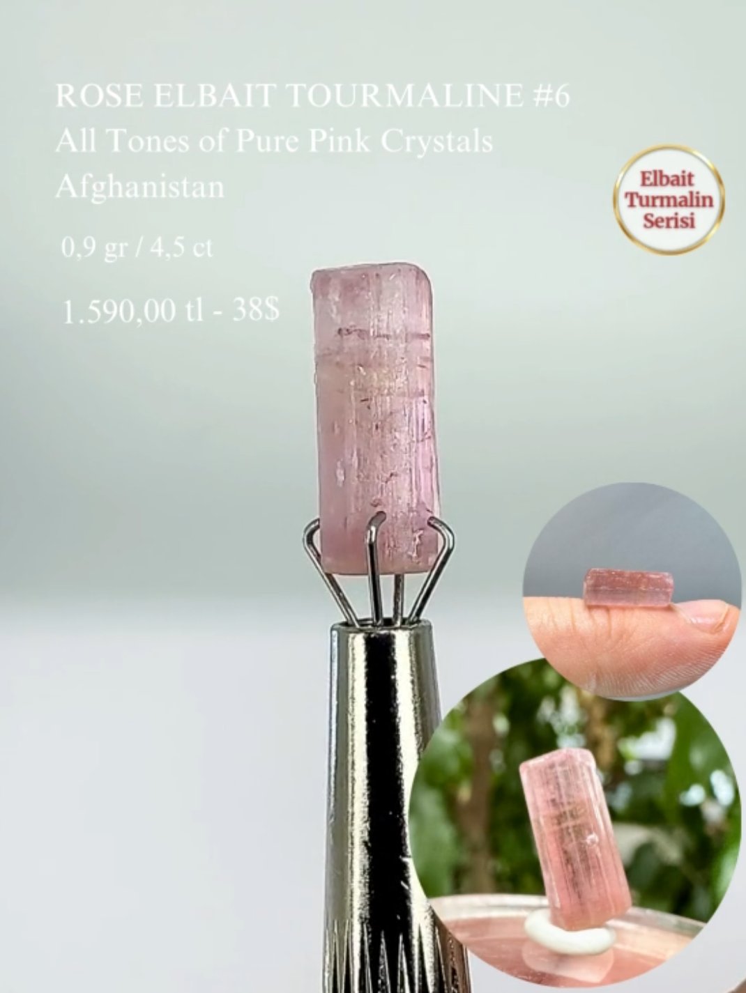 ROSE TURMALİN 0,9 GR.