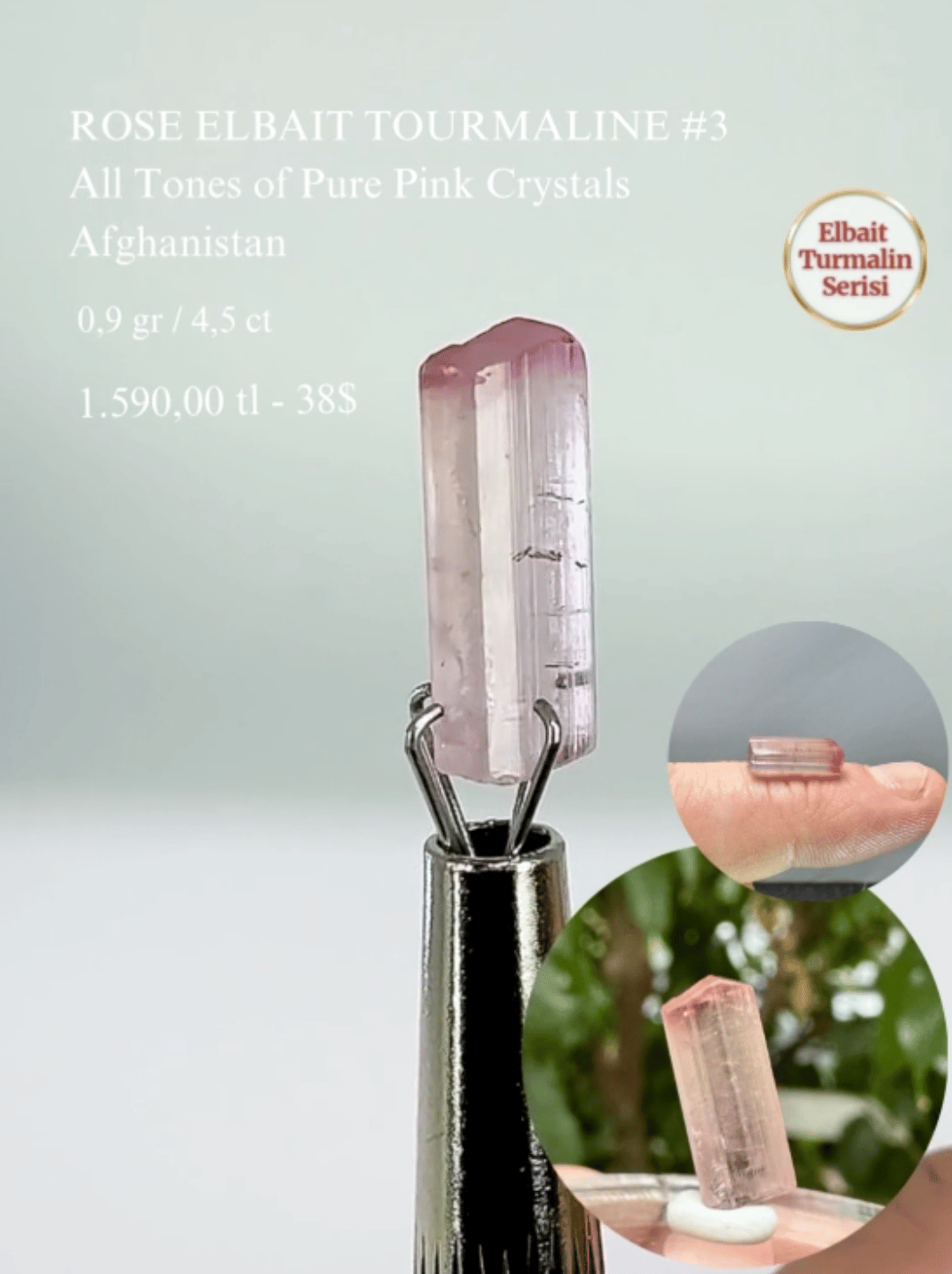ROSE TURMALİN 0,9 GR.