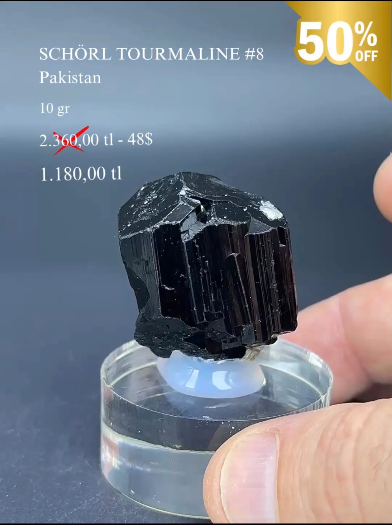 SCHORL TURMALINE 10 GR.