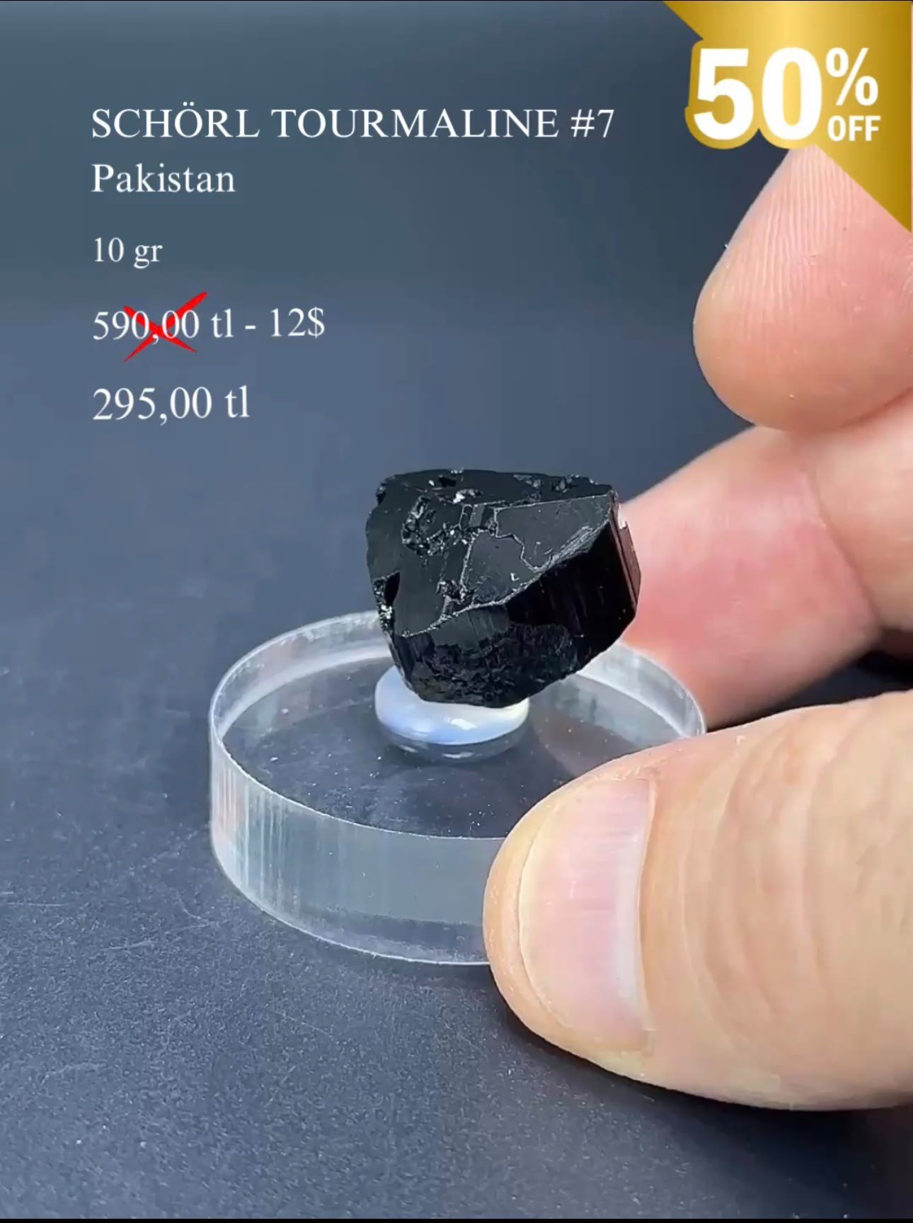 SCHORL TURMALINE 10 GR.