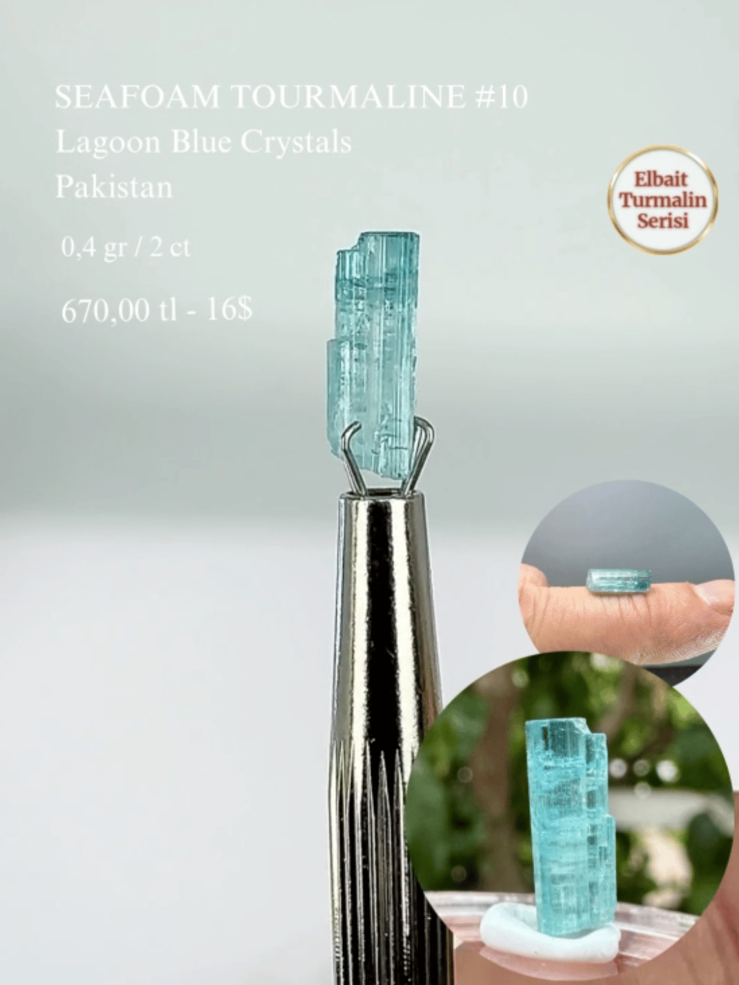 SEAFOAM TURMALİN 0,4 GR.