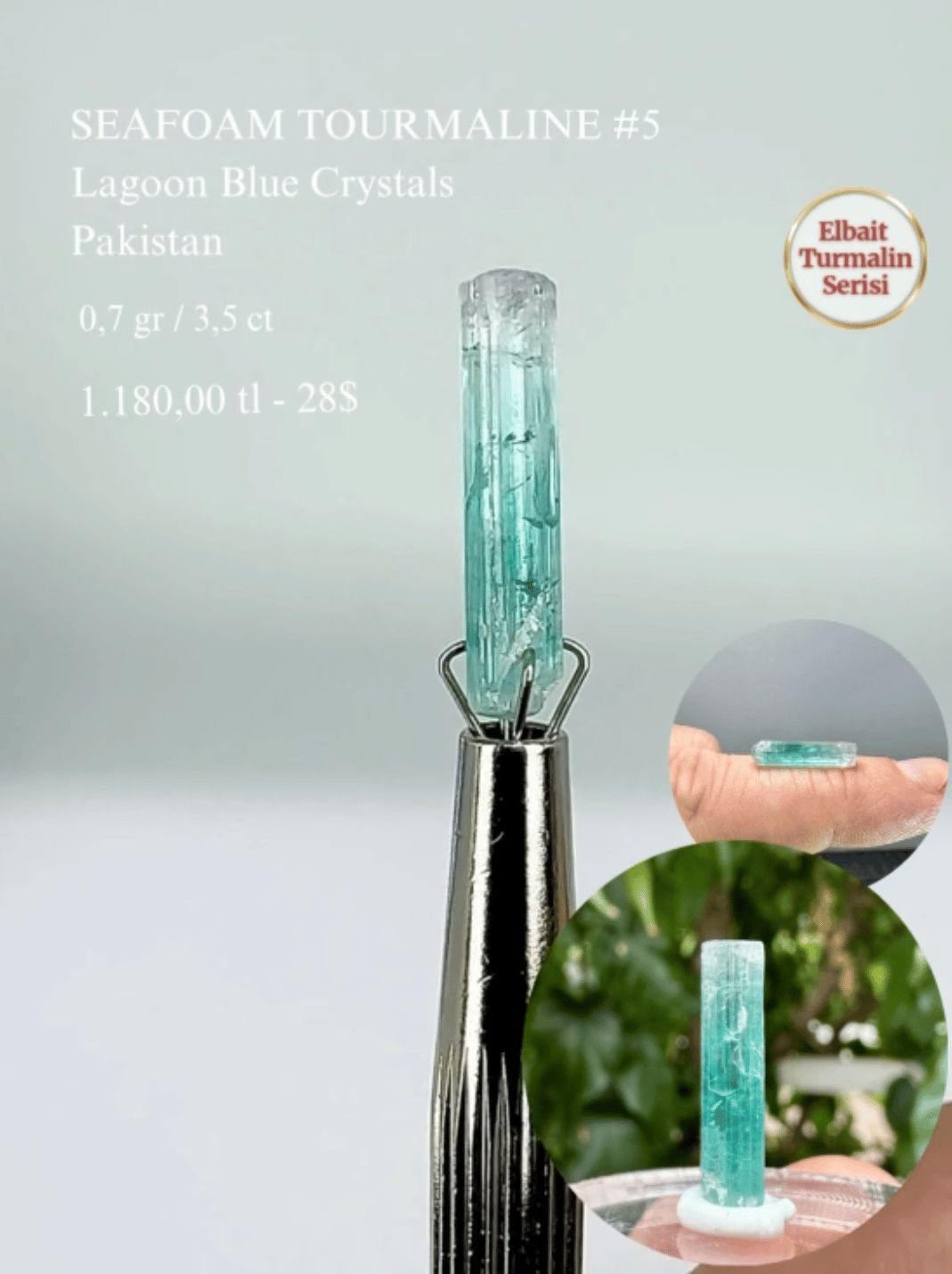 SEAFOAM TURMALİN 0,7 GR.