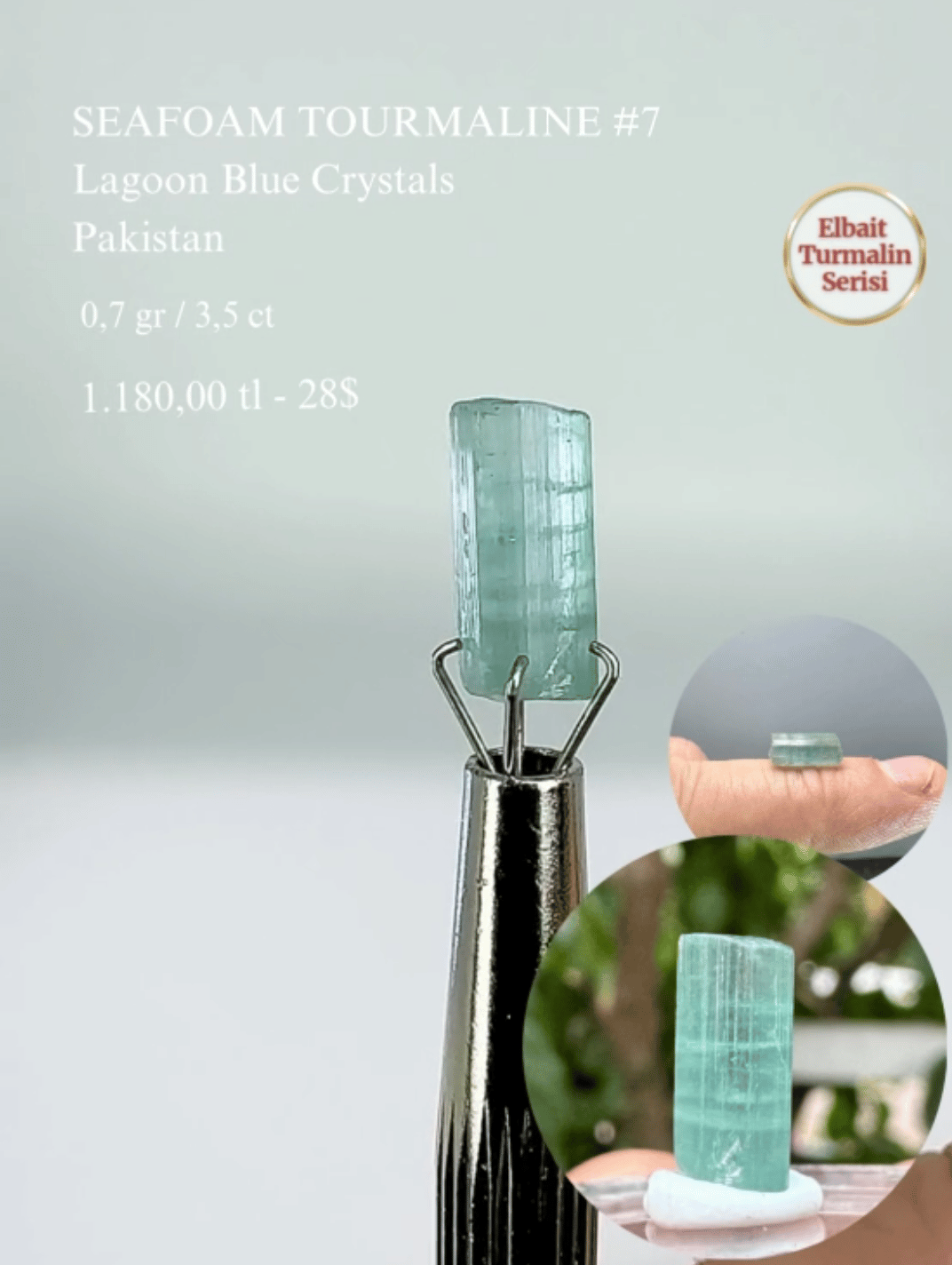 SEAFOAM TURMALİN 0,7 GR.
