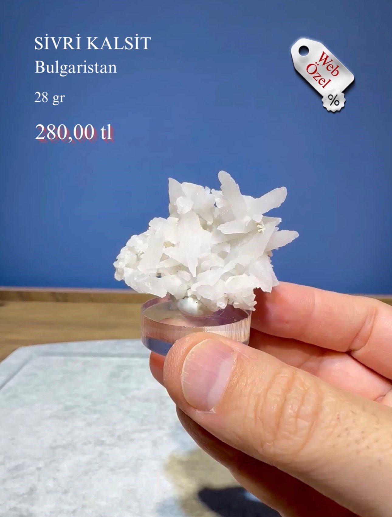 SİVRİ KALSİT 28 GR.