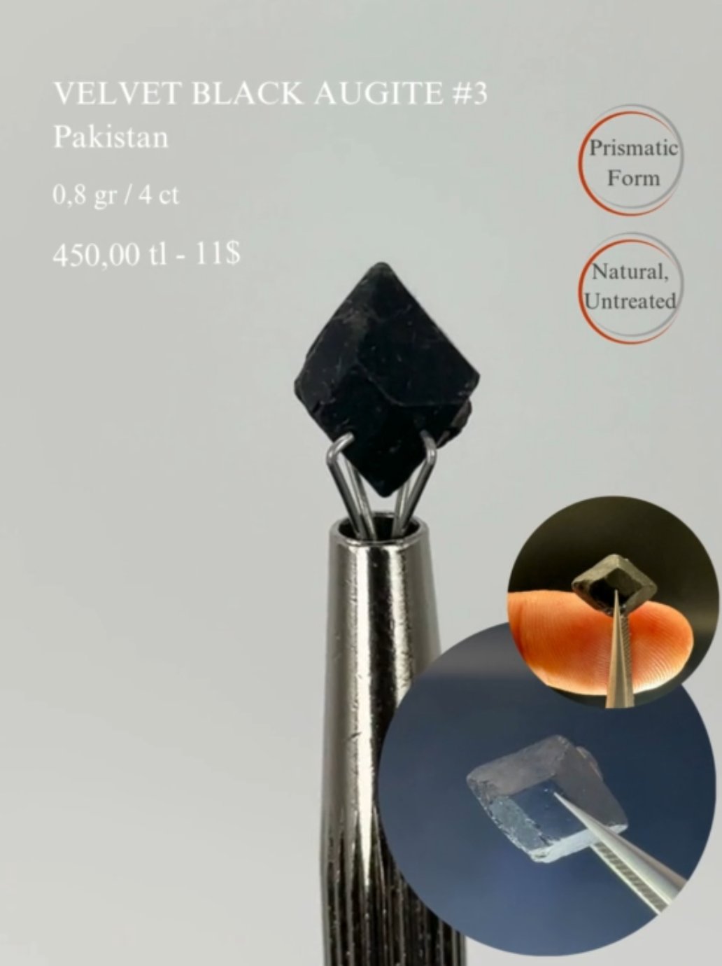 SİYAH AUGİT (OJİT) 0,8 GR.