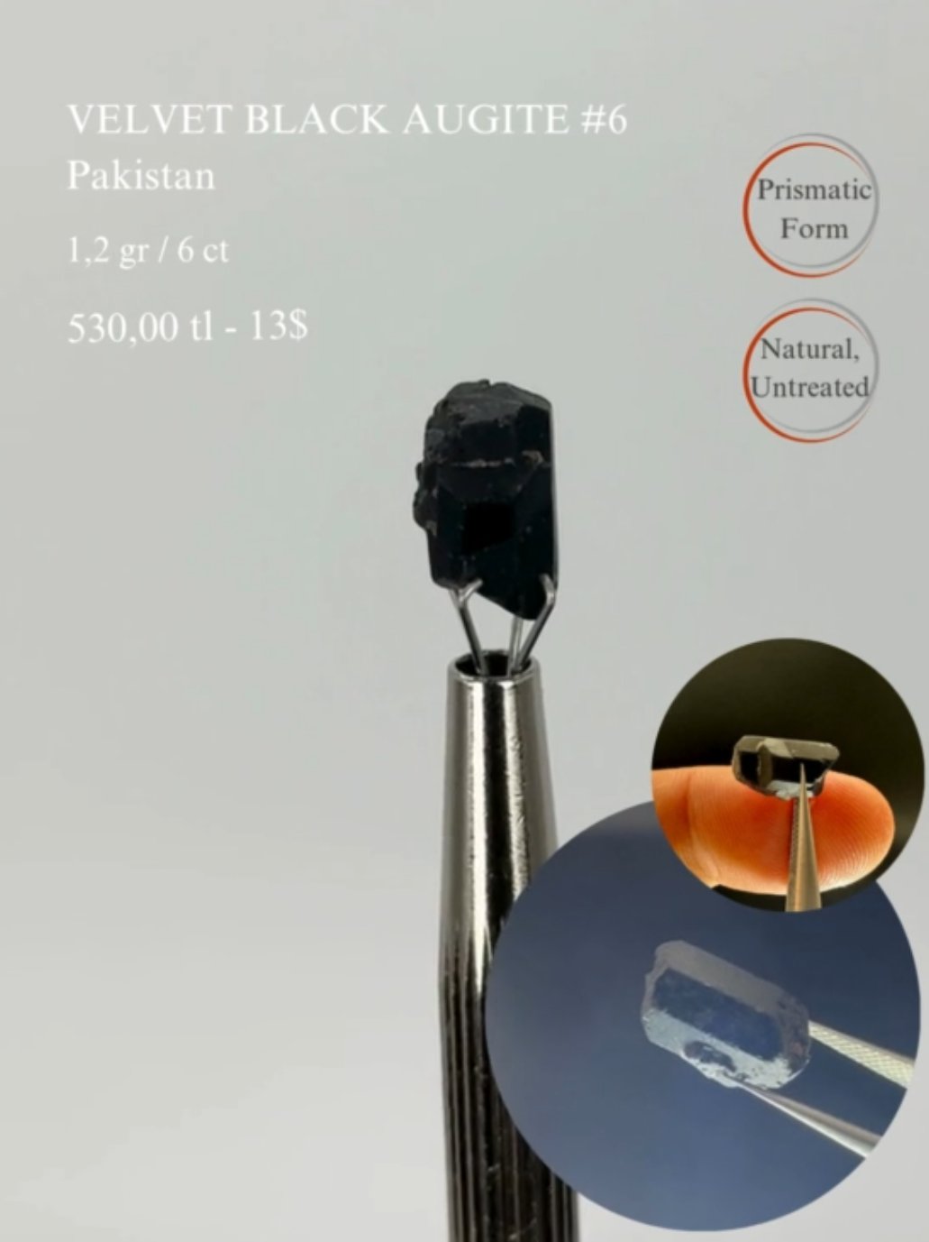 SİYAH AUGİT (OJİT) 1,2 GR.