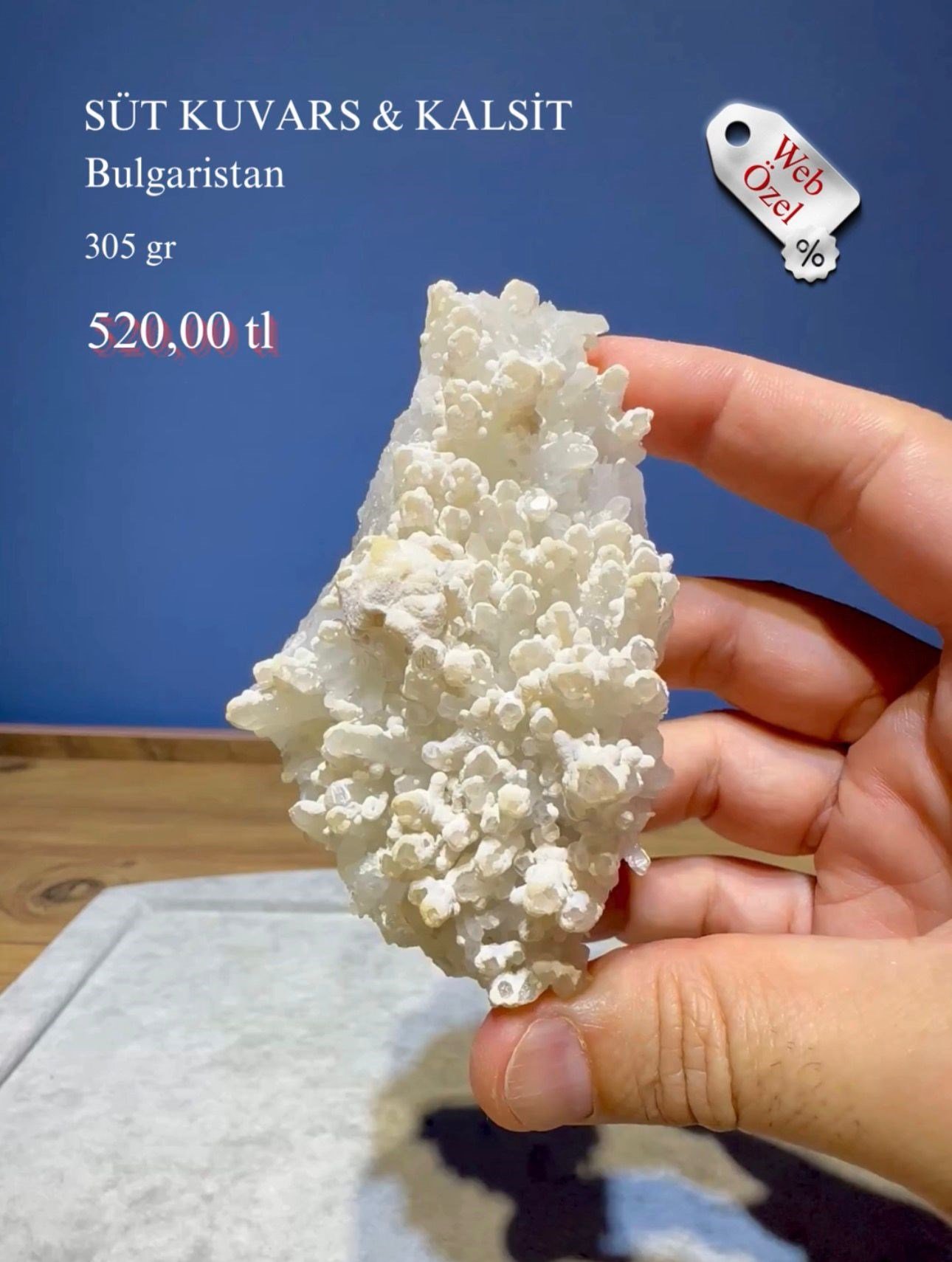 SÜT KUVARS & KALSİT 305 GR.