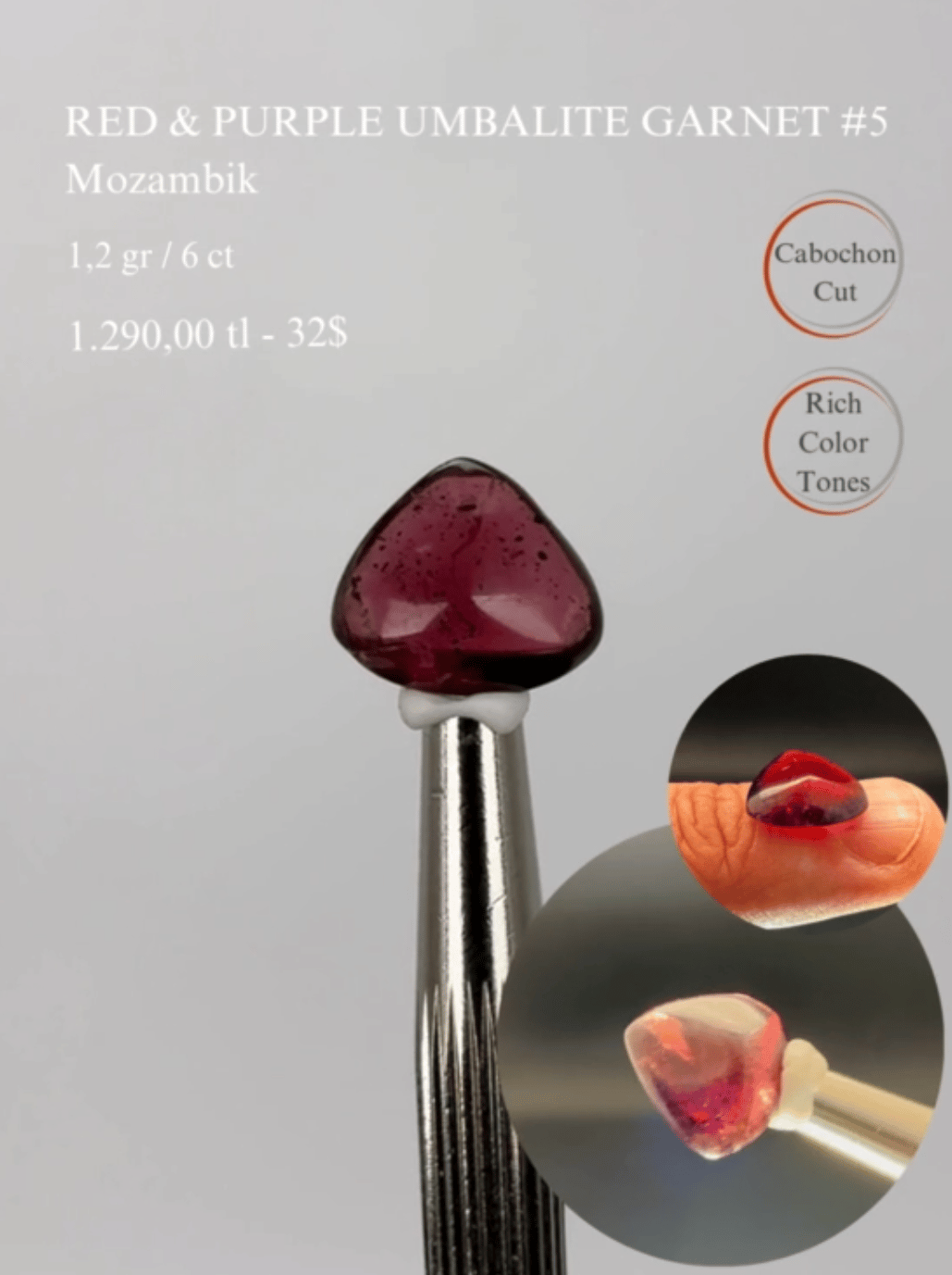 UMBALİT GARNET 1,2 GR.