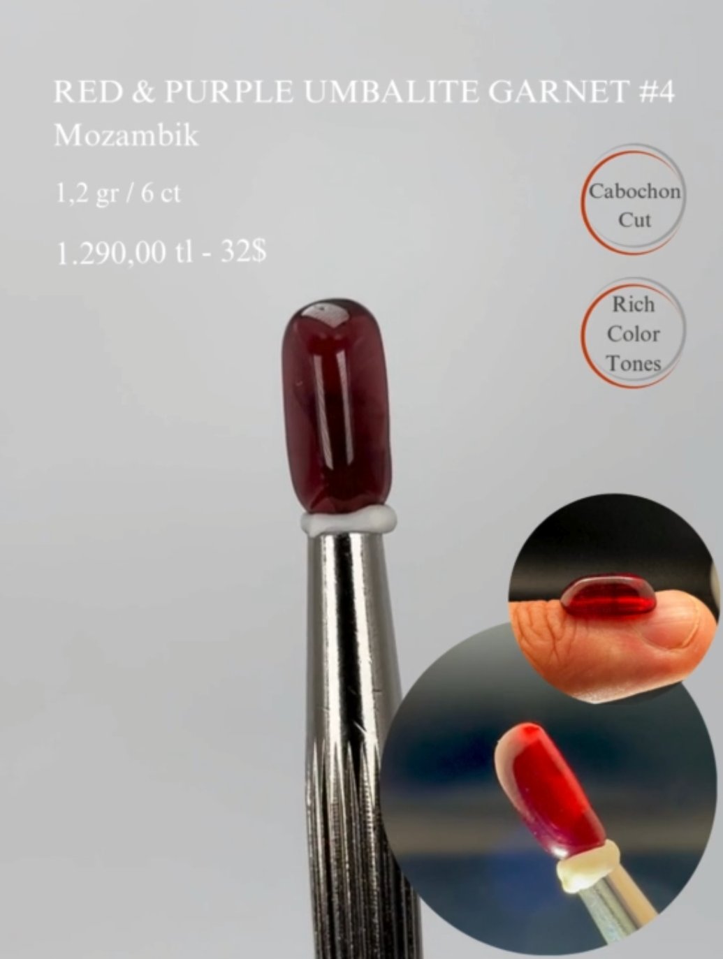 UMBALİT GARNET 1,2 GR.