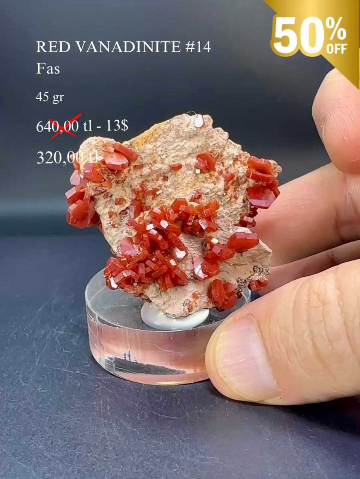 VANADİNİT 45 GR.