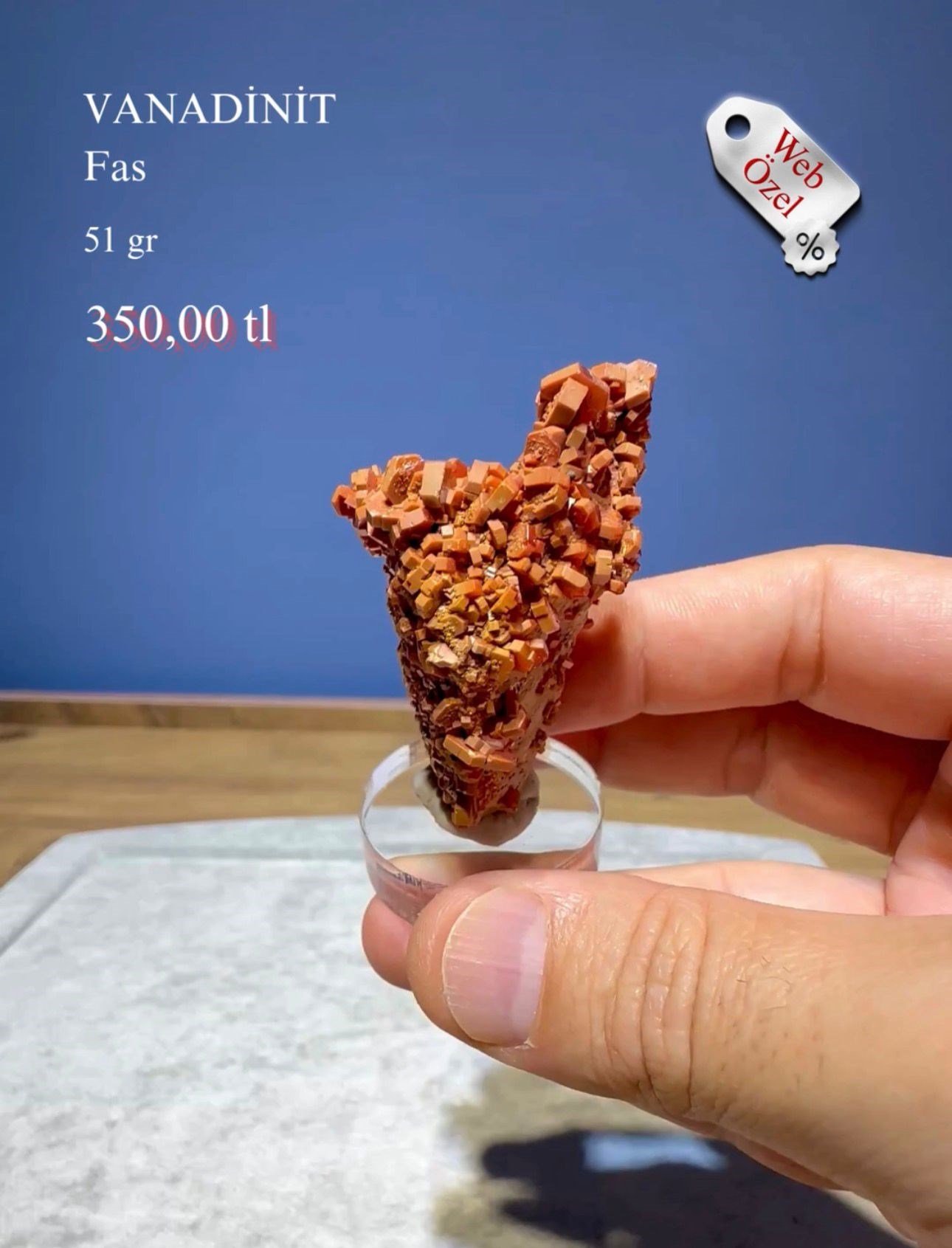 VANADİNİT 51 GR.