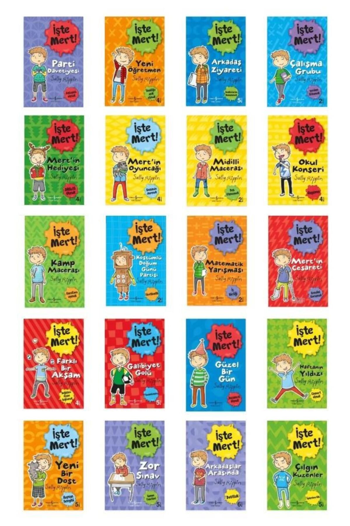 Sally Rippin İşte Mert Serisi (20 Kitap)