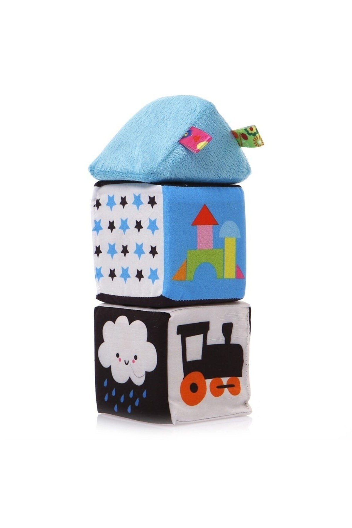 Toys Eğitici Çıngıraklı Renkli Küpler Szy241