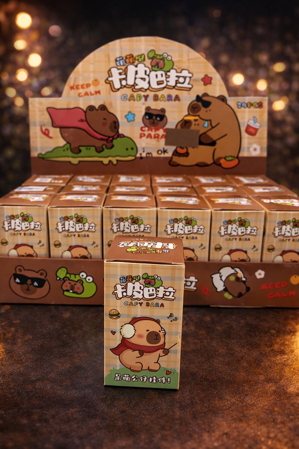1010 CAPPYBARA BLİND BOX ANAHTARLIK X12
