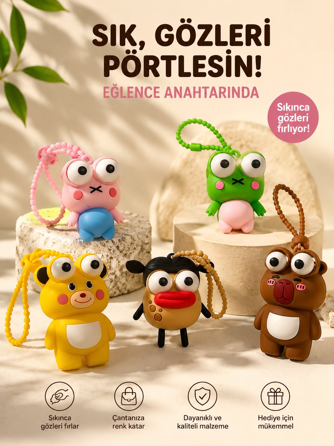 6186 PÖRTLEK CHARM ANAHTARLIK