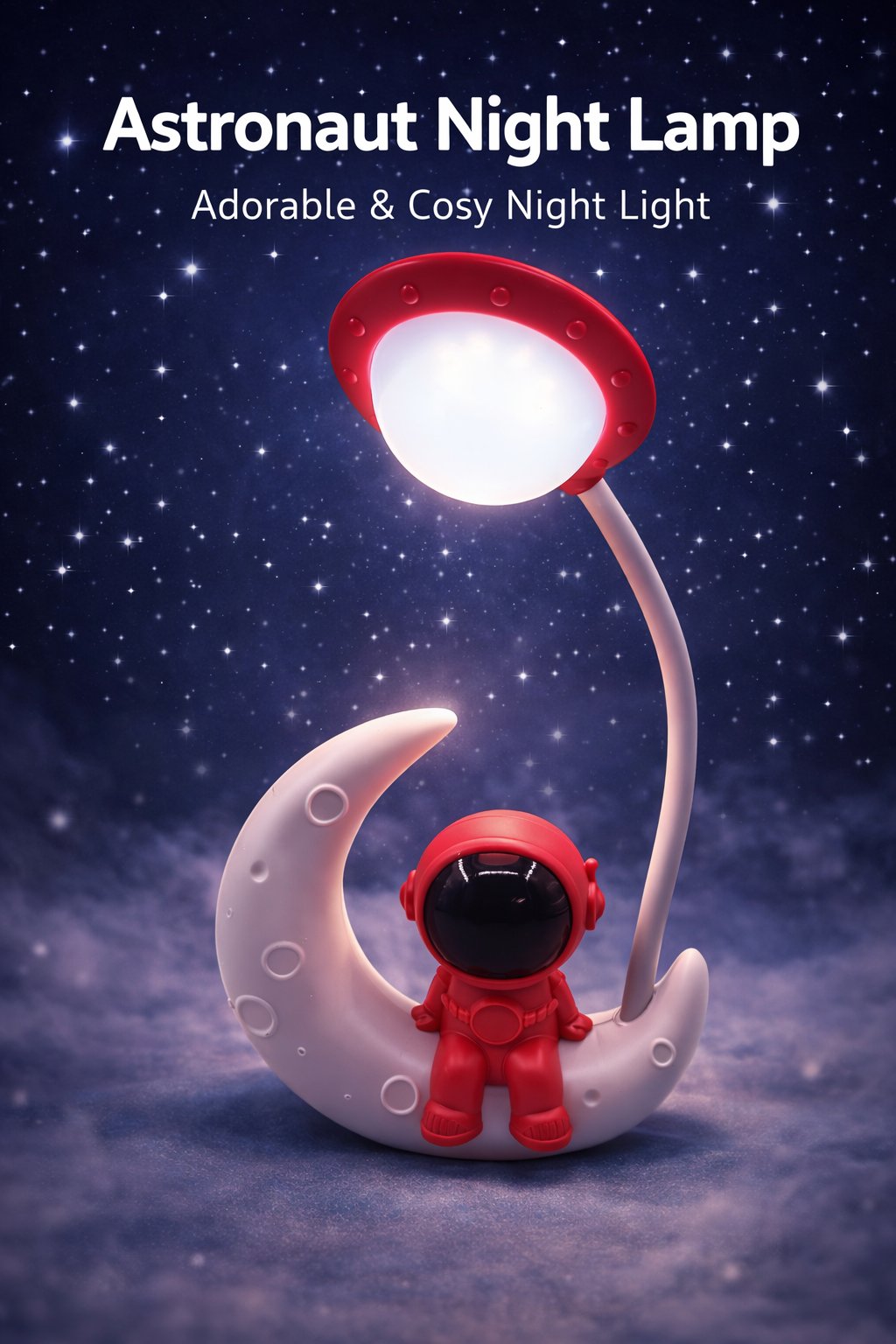 ASTRONOT MASA LAMBASI KIRMIZI