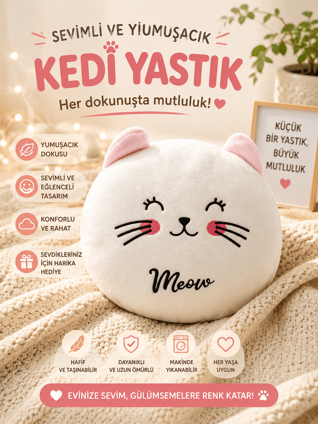 KEDİ YASTIK