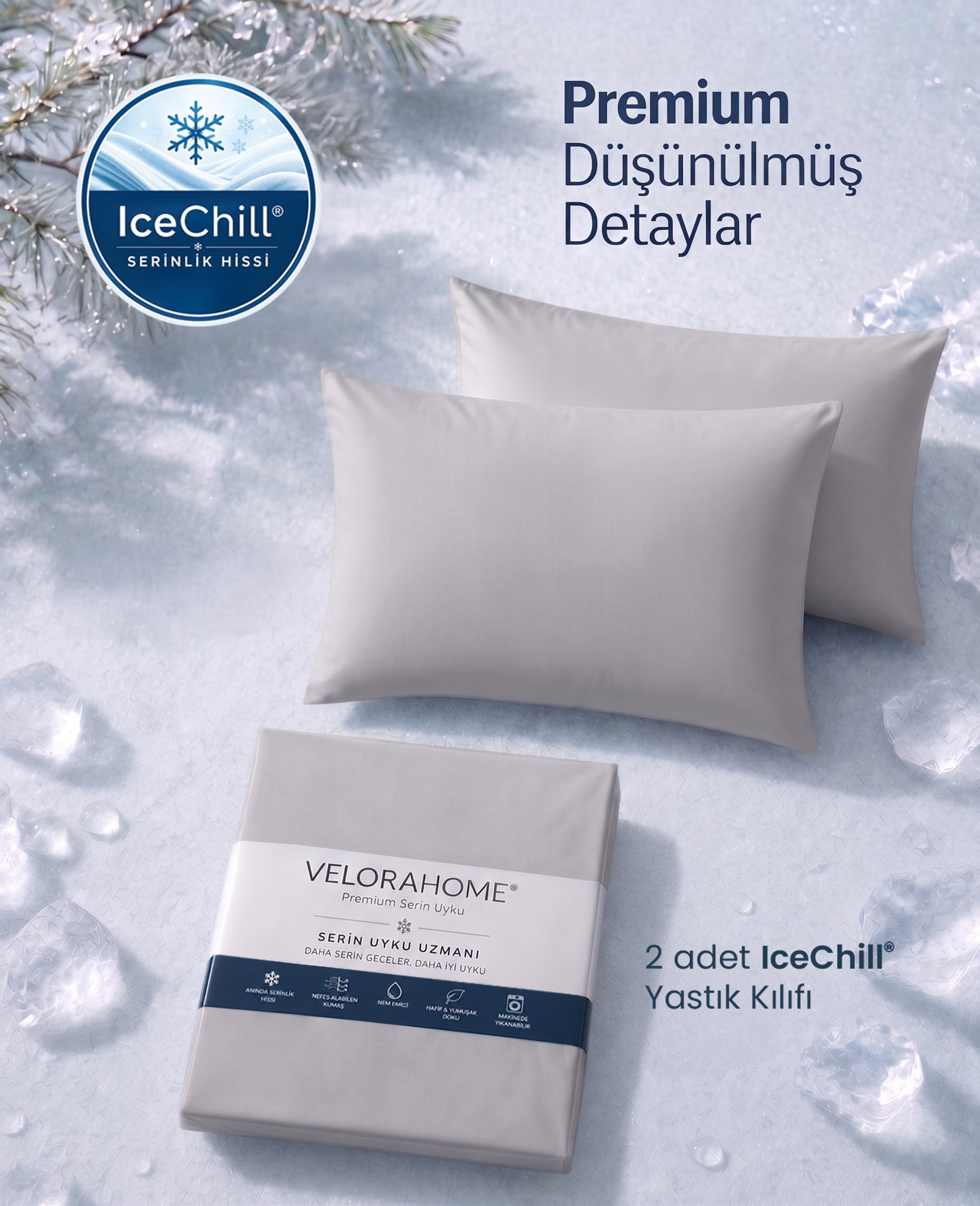  IceChill Cooling Yastık Kılıfı