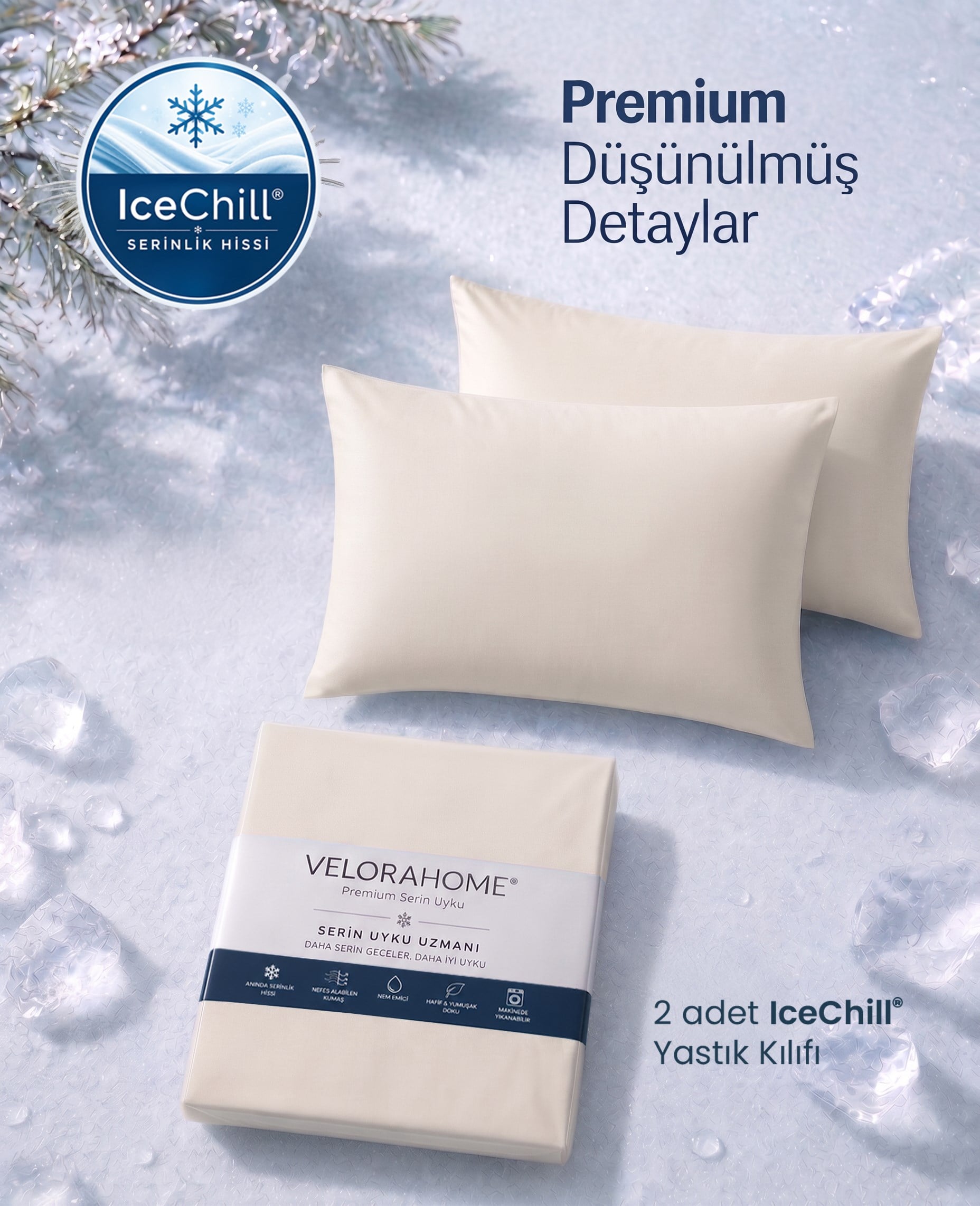 IceChill Cooling Yastık Kılıfı