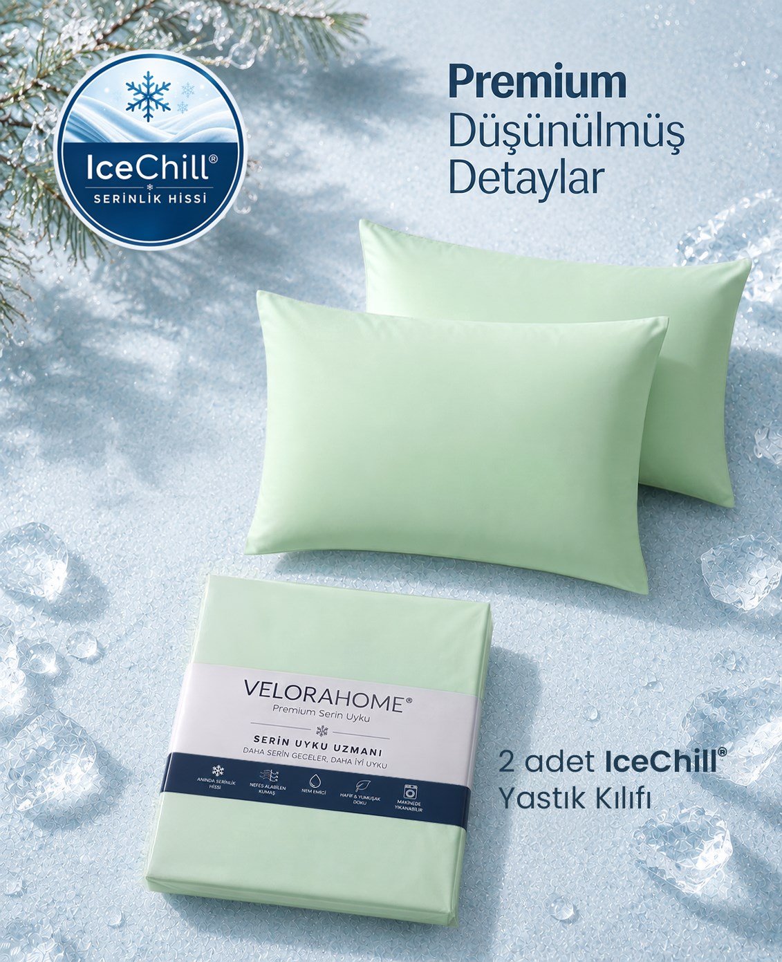  IceChill Cooling Yastık Kılıfı