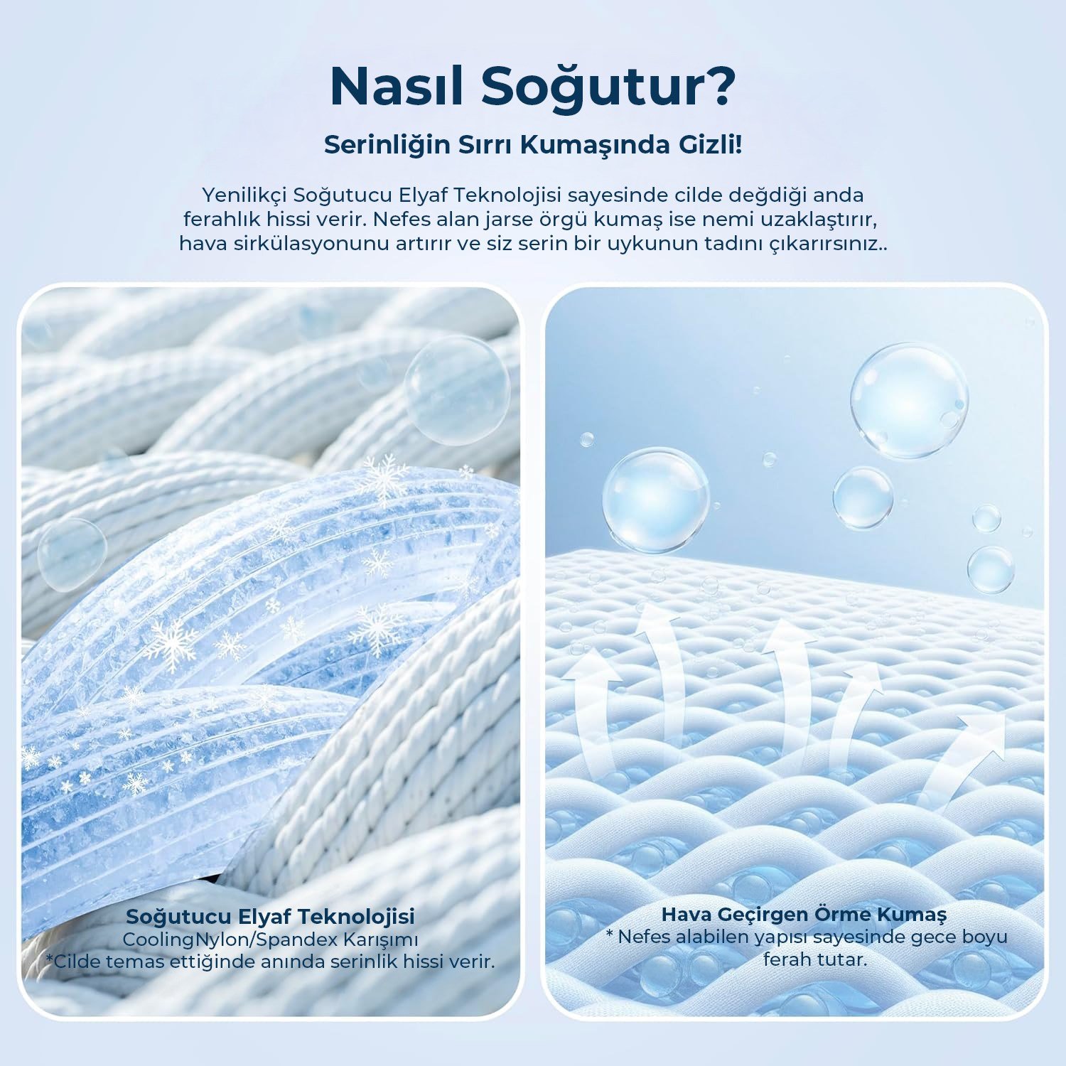 IceChill Cooling Soğuk Yorgan