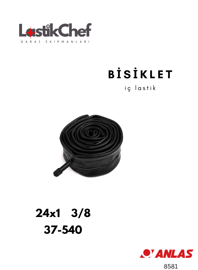 Bisiklet İç Lastiği 24 x 1 3/8