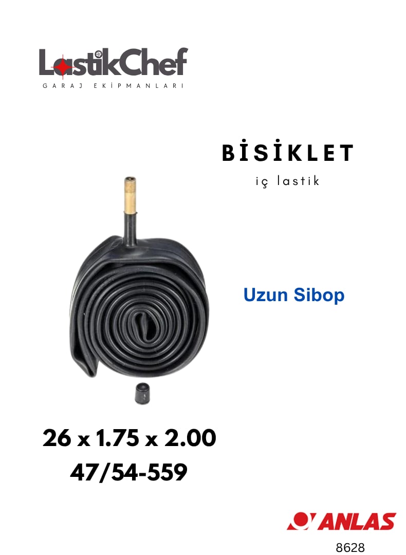 Bisiklet İç Lastiği 26x1.75x2.00