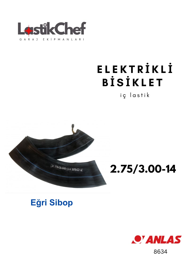  Elektrikli Bisiklet İç Lastik 2.75/3.00-14