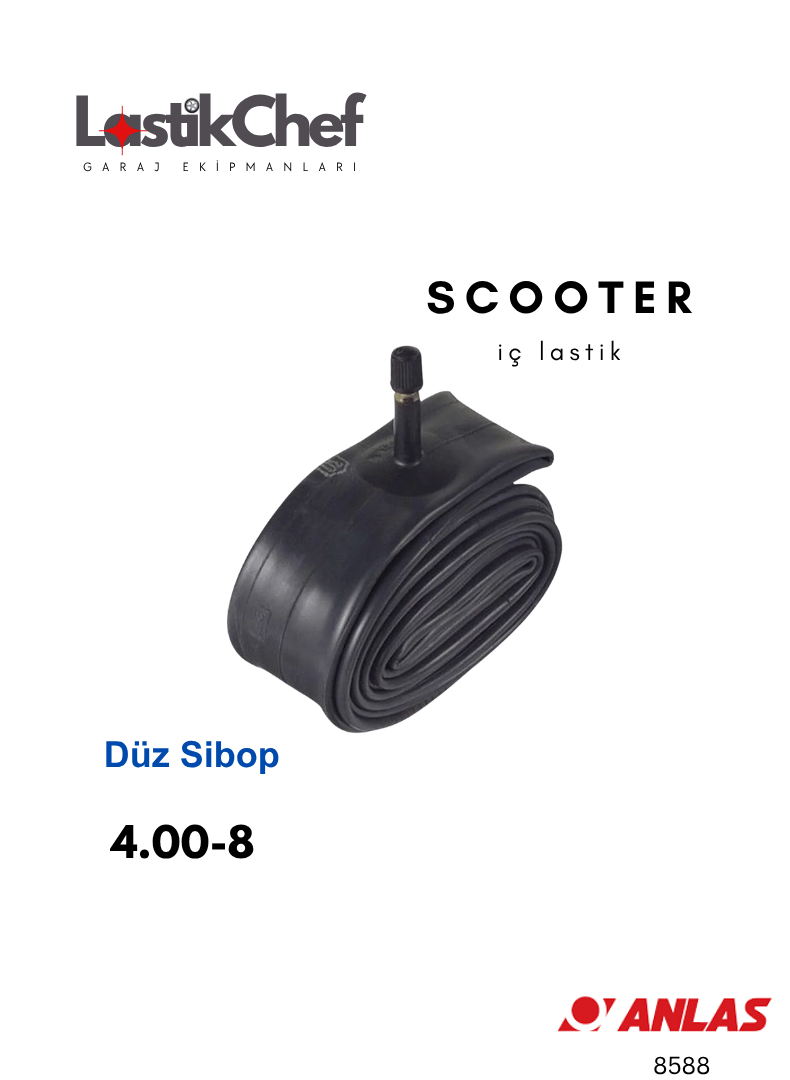  Scooter İç Lastiği 4.00-8