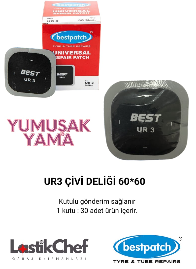 BESTPATCH PR3 SCT ÇİVİ DELİK YAMASI