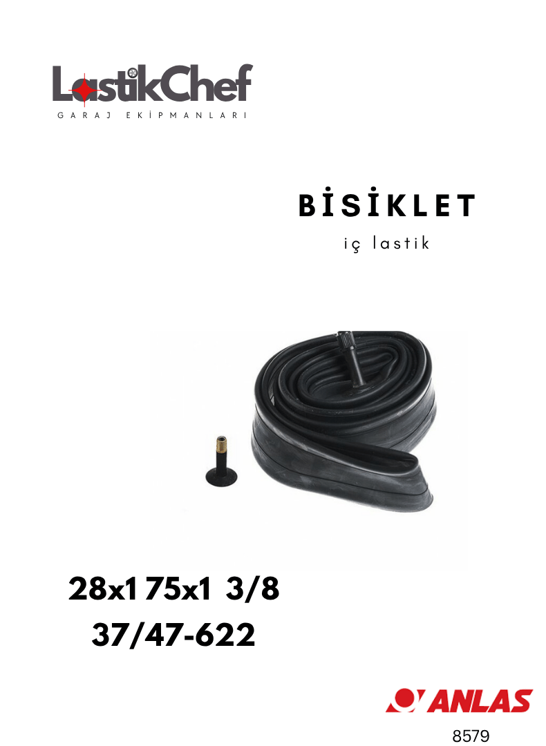 Bisiklet İç Lastiği 28x1.75x1 3/8